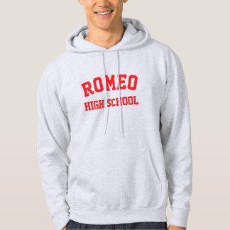 Sudadera Escuela Secundaria Romeo Impresa Hoodie