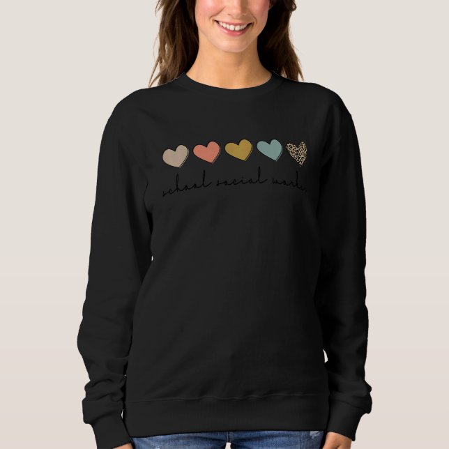 Sudadera Escuela Social Worker Ssw Social Work Student Grad (Anverso)