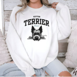 Sudadera Escuela Varsity Script Scottish Terrier Mama