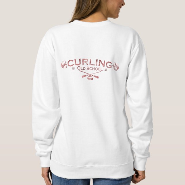 Sudadera Escuela vieja que se encrespa (Reverso)