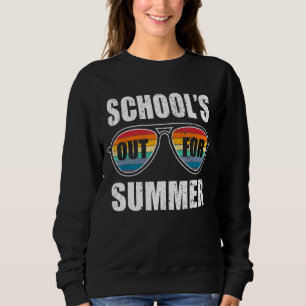 Sudadera Escuelas En Verano Felices En El Último Día De La
