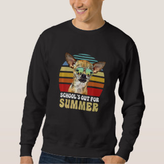 Sudadera Escuelas fuera para el verano Chihuahua perro maes