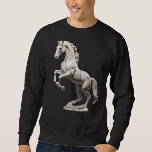 Sudadera Escultura de estatua de caballo