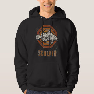 Sudadera Escultura Fish Vintage Retro Clásico Amor Animal