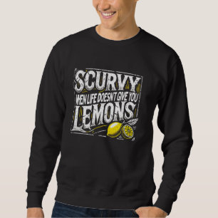 Sudadera Escurridizo cuando la vida no te da fruta a los lé