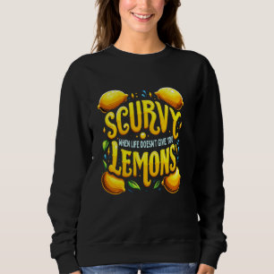Sudadera Escurridizo cuando la vida no te da fruta a los lé