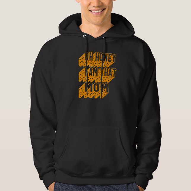 Sudadera Ese día de mamá querida para su nueva madre jefe M (Anverso)