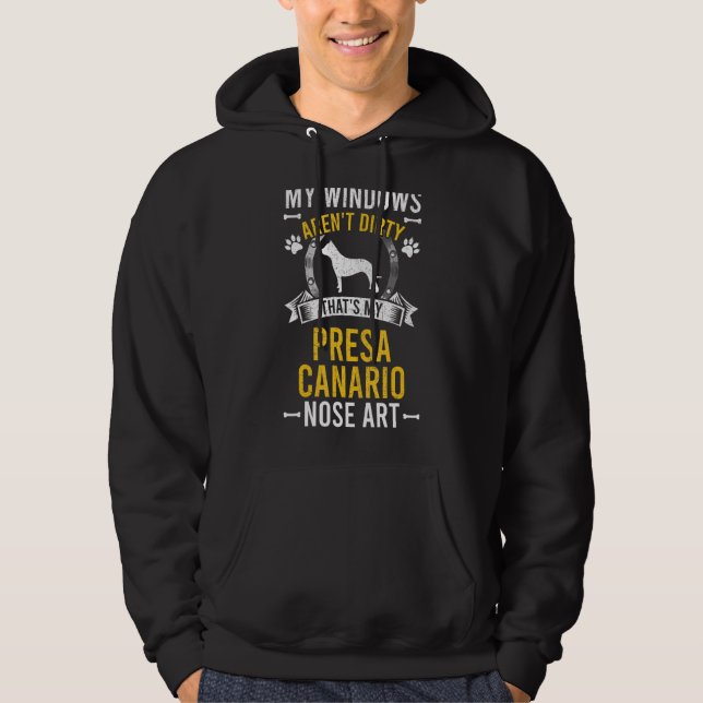 Sudadera Ese es mi perro de la nariz de Presa Canario (Anverso)