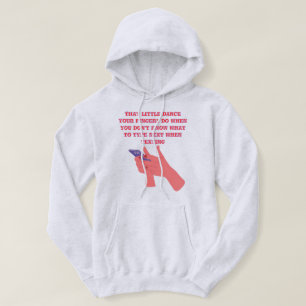 Sudadera Ese pequeño baile que hacen tus dedos diseño de su