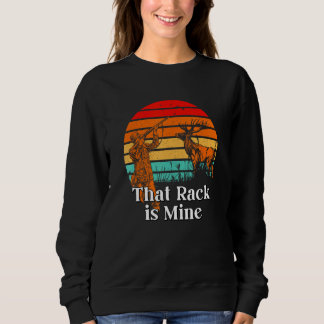 Sudadera Ese Rack es Mío Caza de Ciervos Cazador de Alces B