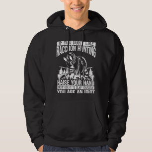 Sudadera Esenciales De Caza De Racconos Humor Raccoon Slaye