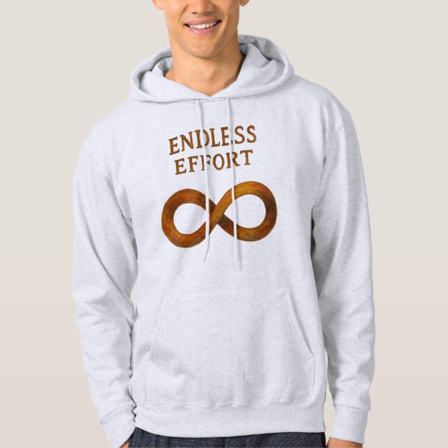 Sudadera Esfuerzo interminable: El poder de la perseveranci (Anverso)