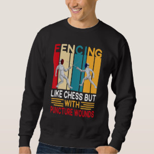 Sudadera Esgrima Como Queso Definición Atleta Fencer Fen