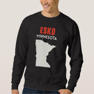 Sudadera Esko Minnesota EE. UU. Estado América Viaje Minnes