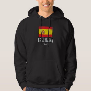 Sudadera Eskoriatza España Es Bandera Ciudad - Bandera Ropa
