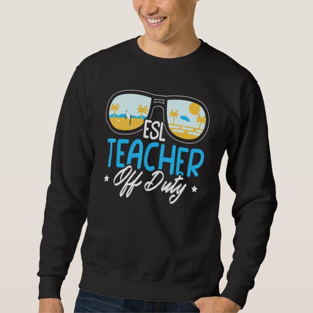 Sudadera Esl Profesora De Inglés Como Segundo Idioma (Anverso)