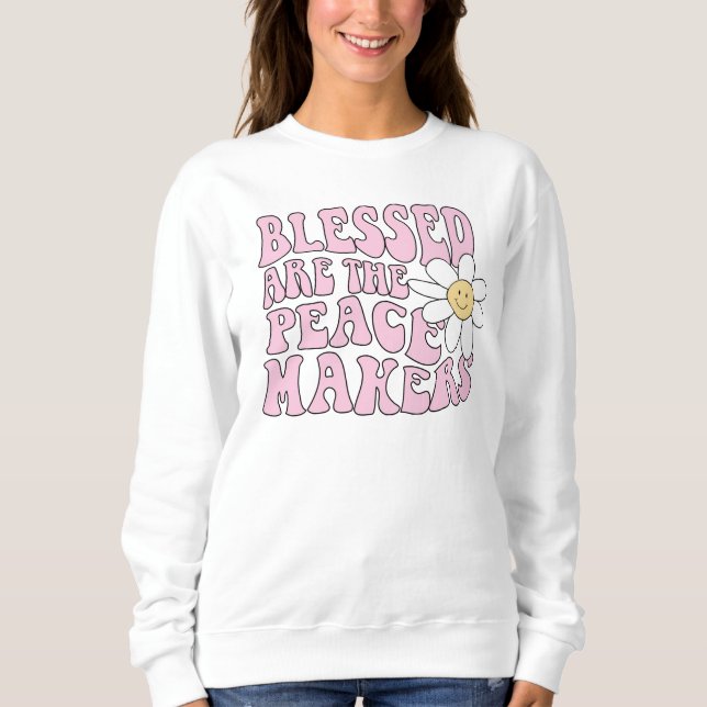 Sudadera Eslogan de Daisy and Peace Makers (Anverso)