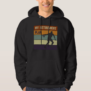 Sudadera Eslogan del jugador de baloncesto Mi plan de retir