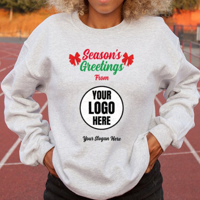 Sudadera Eslogan del logo de los saludos de la temporada de (Subido por el creador)