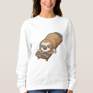 Sudadera Eslogan en dormir con patineta
