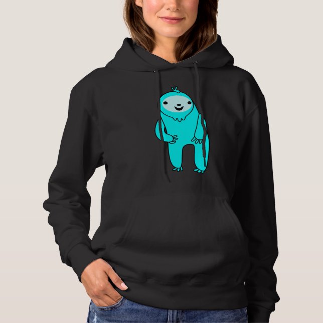Sudadera Eslora azul claro emocionada (Anverso)