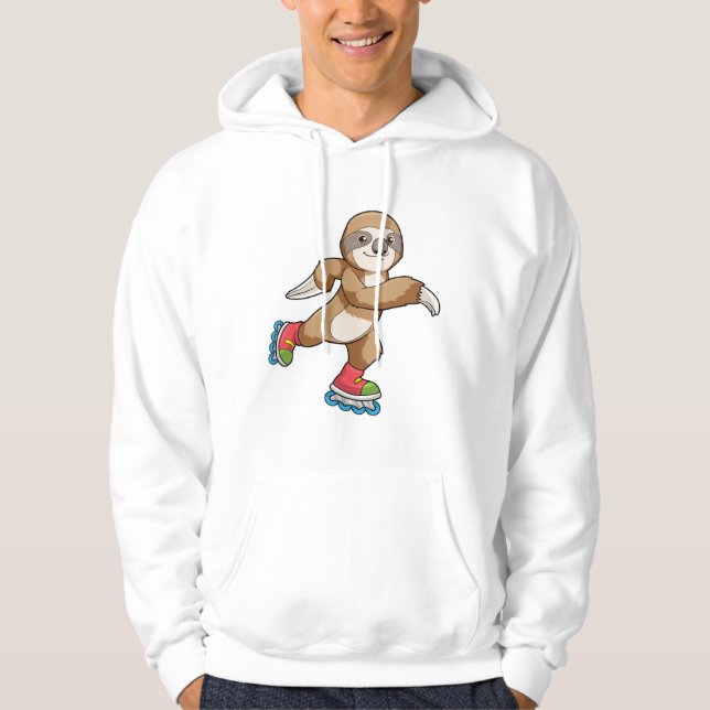Sudadera Eslora como patinadora con patines en línea (Anverso)