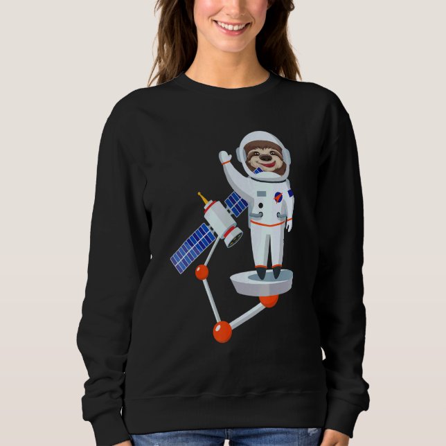 Sudadera esloth tee astonaut pajamas astronauta sloth (Anverso)