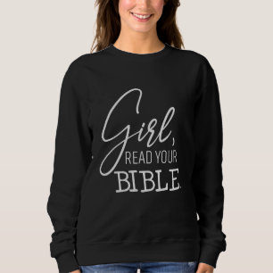 Sudadera Eso Dice Niña, Lee Tu Biblia Fe Espiritual