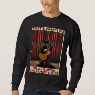 Sudadera Eso es lo que hago toco la guitarra y sé cosas C