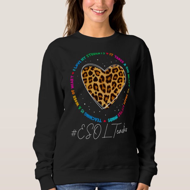 Sudadera Esol Teacher School Admin Appreciation Week Back T (Anverso)