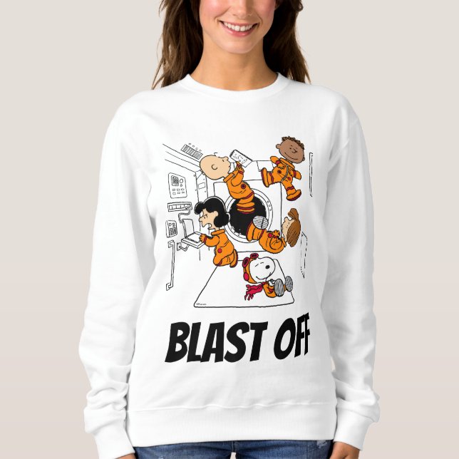Sudadera ESPACIO | Banda de cacahuetes en el espacio (Anverso)