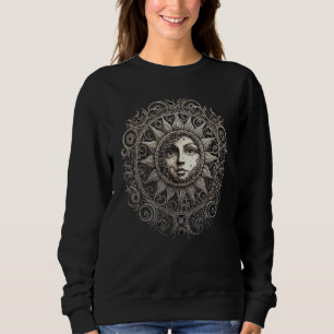 Sudadera Espacio Celeste Sol Luna Boho Luna Solar Astronomí