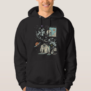 Sudadera Espacio de salida de la camiseta del esqueleto del