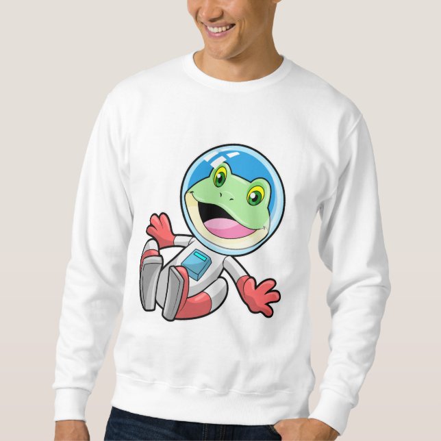 Sudadera Espacio de vestuario de astronauta de rana (Anverso)