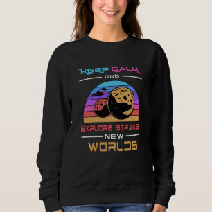Sudadera Espacio en el Día de la Ciencia Ficción Mantener e