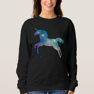 Sudadera Espacio galáctico de galaxia de galaxia unicornio