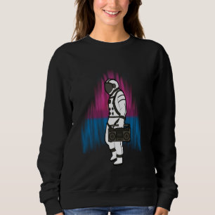 Sudadera Espacio gráfico Universo Astronauta Boombox de Gua