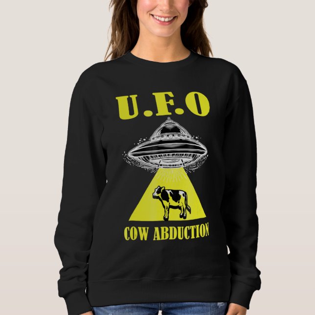 Sudadera Espacio para extranjeros de secuestro de vacas Ali (Anverso)