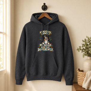 Sudadera Espacio Personal Divertido Pastor Australiano