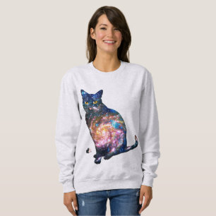 Sudadera Espacio radiante en camiseta de gato