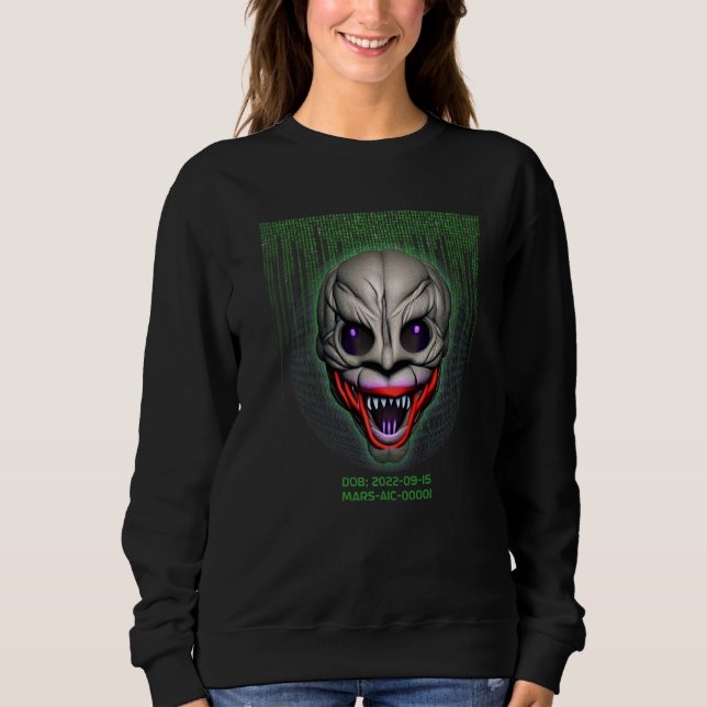 Sudadera Espacio Ultraterrestre Mars Villain Alien Characte (Anverso)