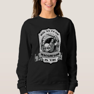 Sudadera Espadachín del Clan MacGregor Insignia Escocesa Hi
