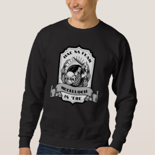 Sudadera Espadachín del Clan McCulloch Insignia Escocesa Hi