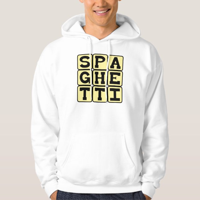 Sudadera Espaguetis, amigo de la albóndiga (Anverso)