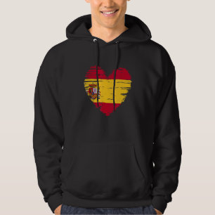 Sudadera España Bandera del Corazón Orgullo Español