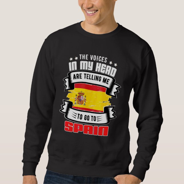 Sudadera España En Mi Cabeza (Anverso)