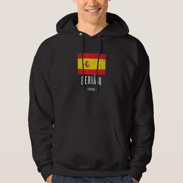 Sudadera España Es Bandera Ciudad Bandera Ropa (Anverso)