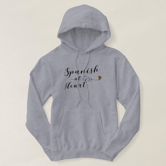 Sudadera Español en el Corazón, España (Diseño del anverso)
