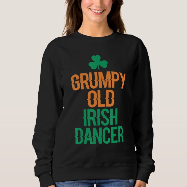 Sudadera Espantoso viejo bailarín irlandés (Anverso)