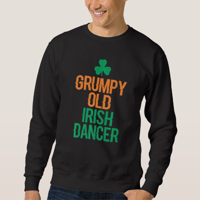 Sudadera Espantoso viejo bailarín irlandés (Anverso)